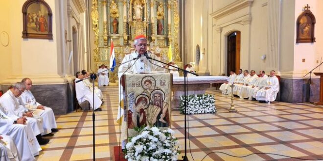 Que pare la violencia doméstica y de la comunidad, el pedido del cardenal en celebración de Corpus Christi