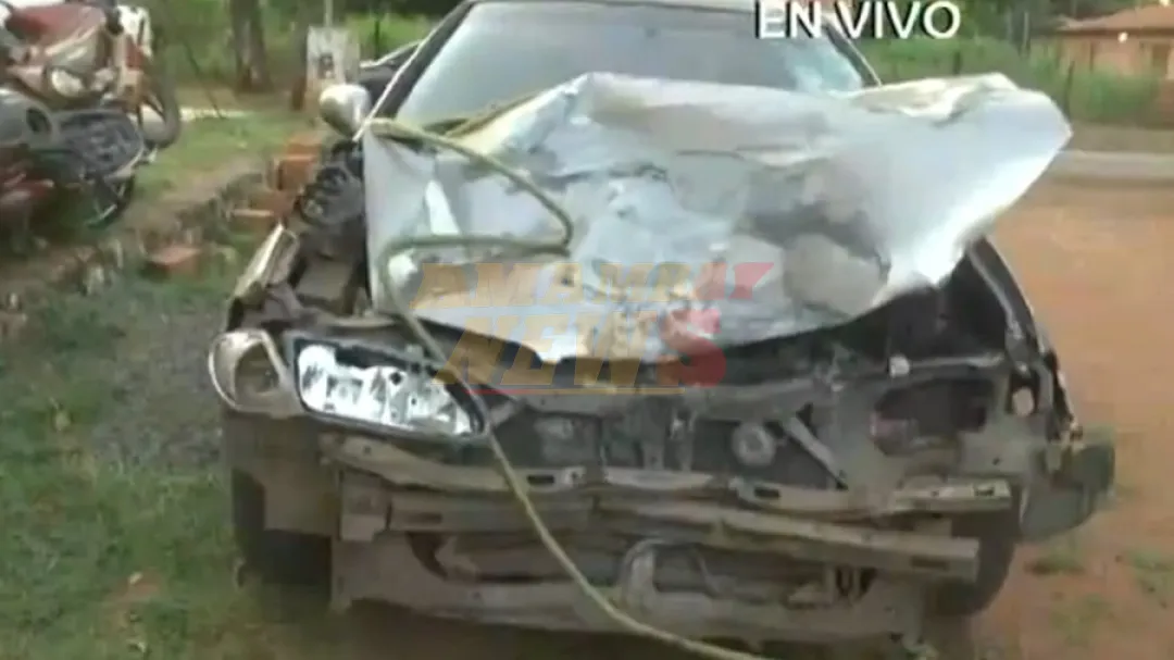 Choque fatal: Conductor ebrio mata a una motociclista en Areguá