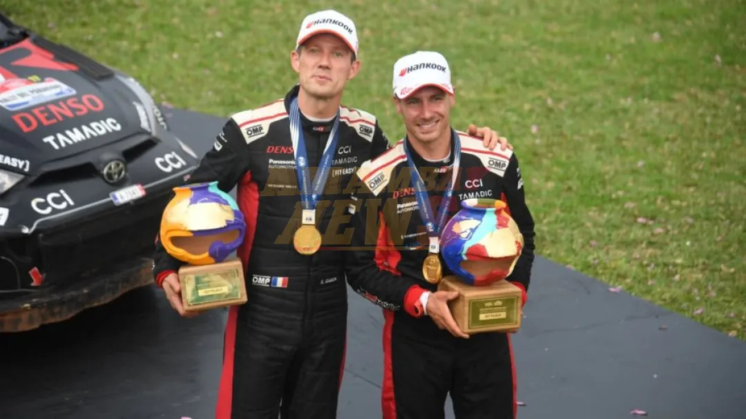Sébastien Ogier, flamante ganador del WRC ueno Rally del Paraguay 2025