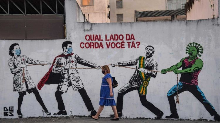 Covid: Sin datos de 7 estados, Brasil registra 75 muertes en 24 horas