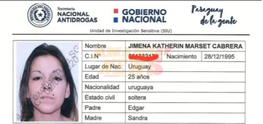 Liberan en Madrid a hermana de Sebastián Marset