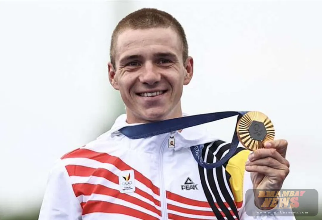 Evenepoel, oro olímpico, conquista la contrarreloj que le faltaba