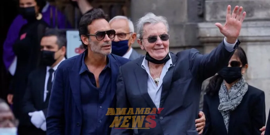 Alain Delon fue inhumado este sábado en su finca de Francia