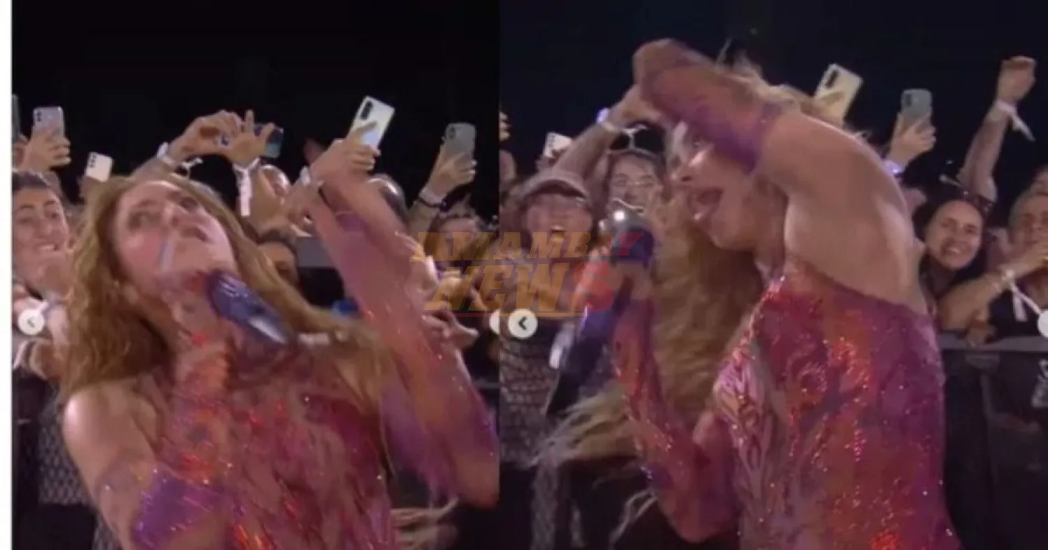 Fan agrede a Shakira en pleno concierto en Uruguay
