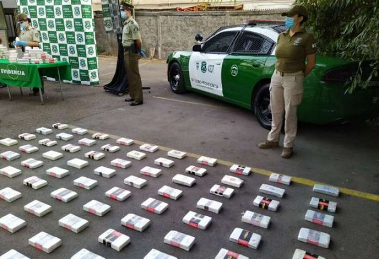 Cae en Chile un camión boliviano con más de 600 kilos de cocaína