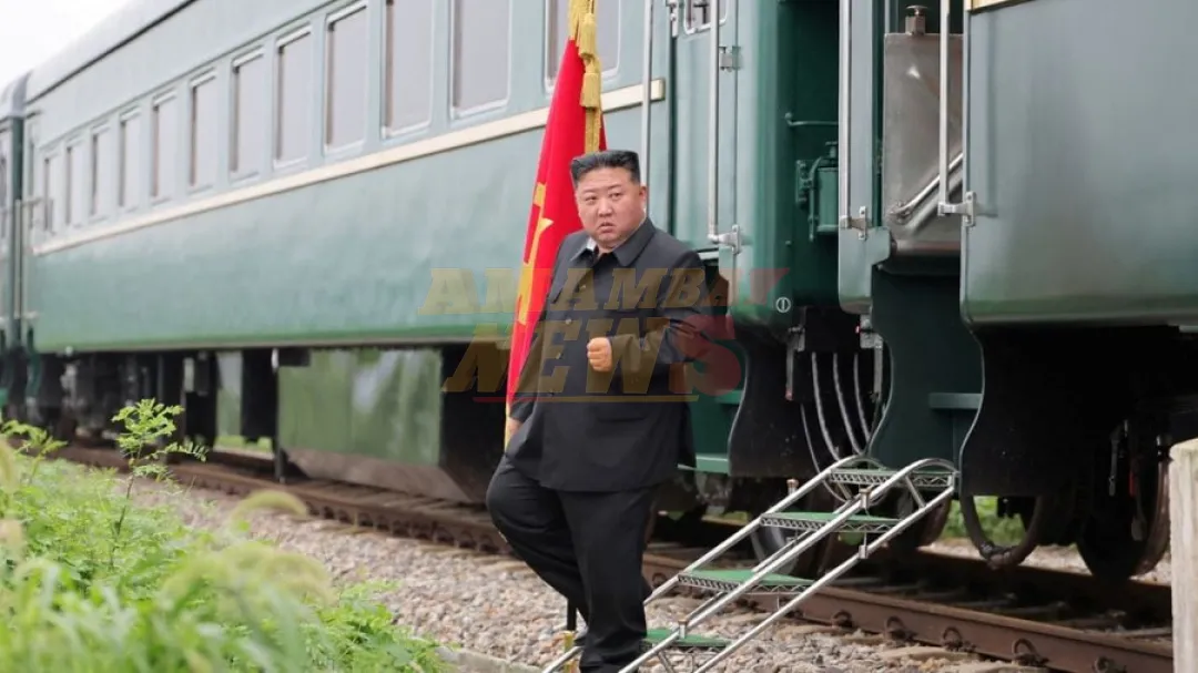 Kim Jong-un comienza viaje a China a bordo de su tren blindado para reunirse con Putin y Xi Jinping
