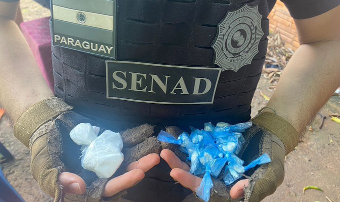 SENAD continúa desmantelando focos de venta de cocaína en Ciudad del Este