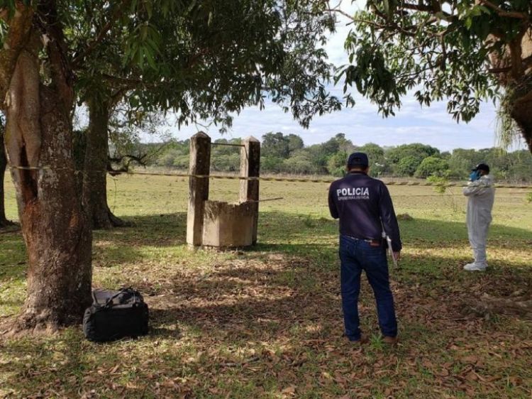 Hallan cadáver de un hombre en un pozo en Guairá