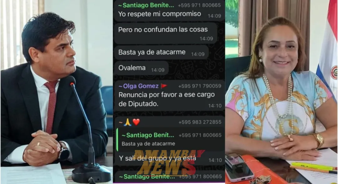 Olga Gomes pide a Santiago Benítez que renuncie al cargo de diputado
