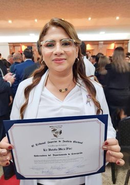 Liz Meza es proclamada oficialmente Gobernadora de Concepción