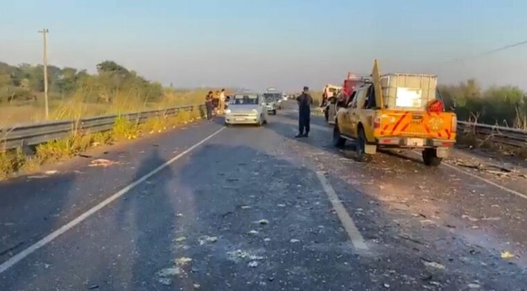 Tragedia en Arroyos y Esteros: un fallecido en triple choque