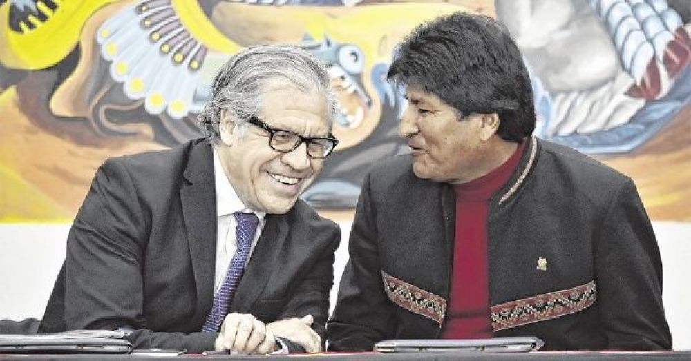 Luis Almagro da espaldarazo a Morales y endurece protesta opositora en Bolivia