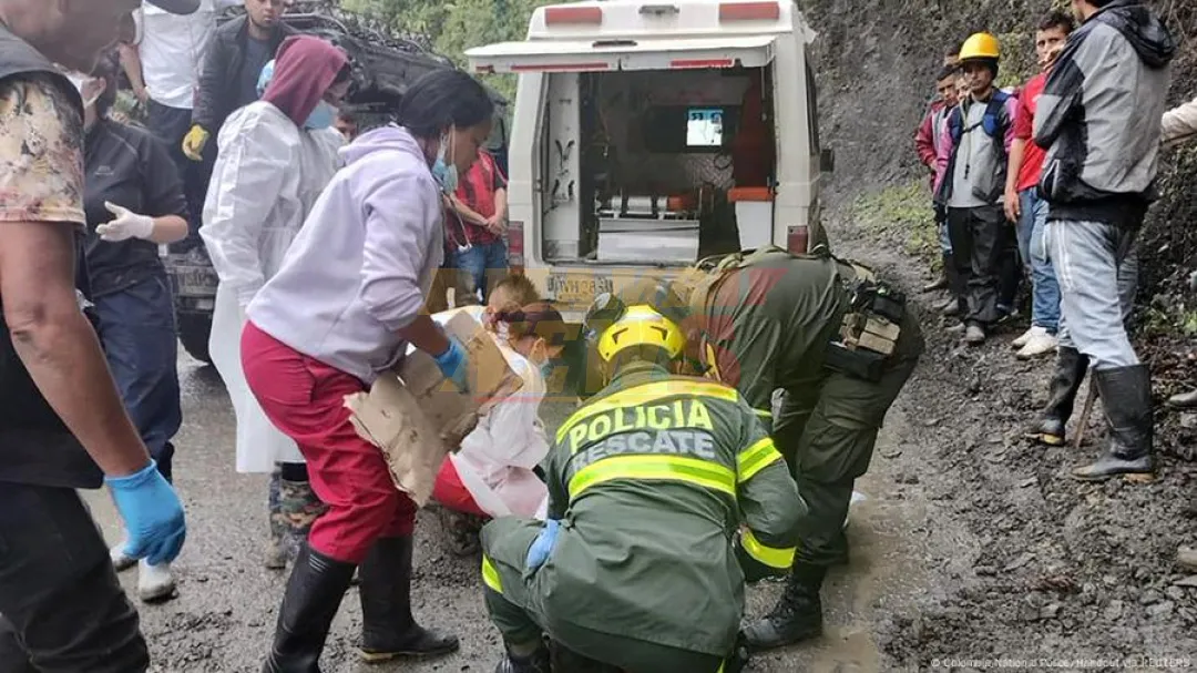 Diez muertos en Colombia por deslizamiento de tierra