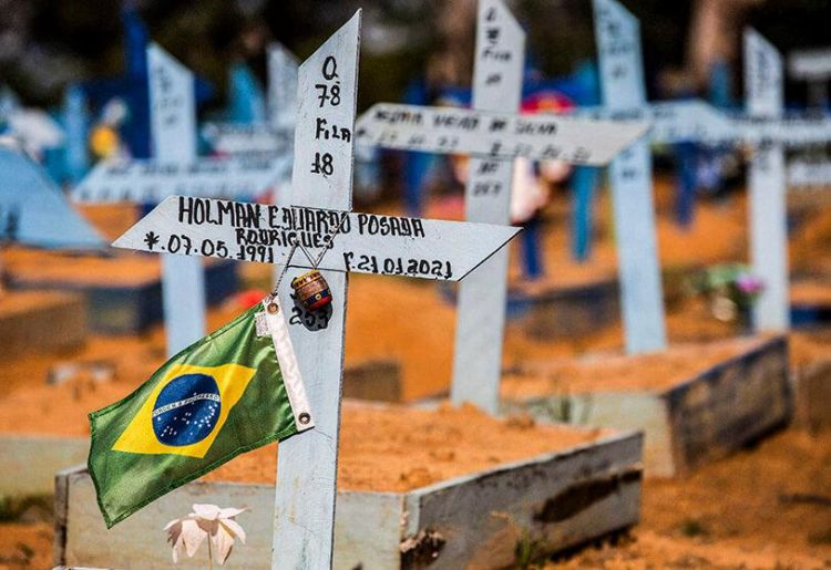 Covid: Brasil registra 134 mil casos en 24 horas