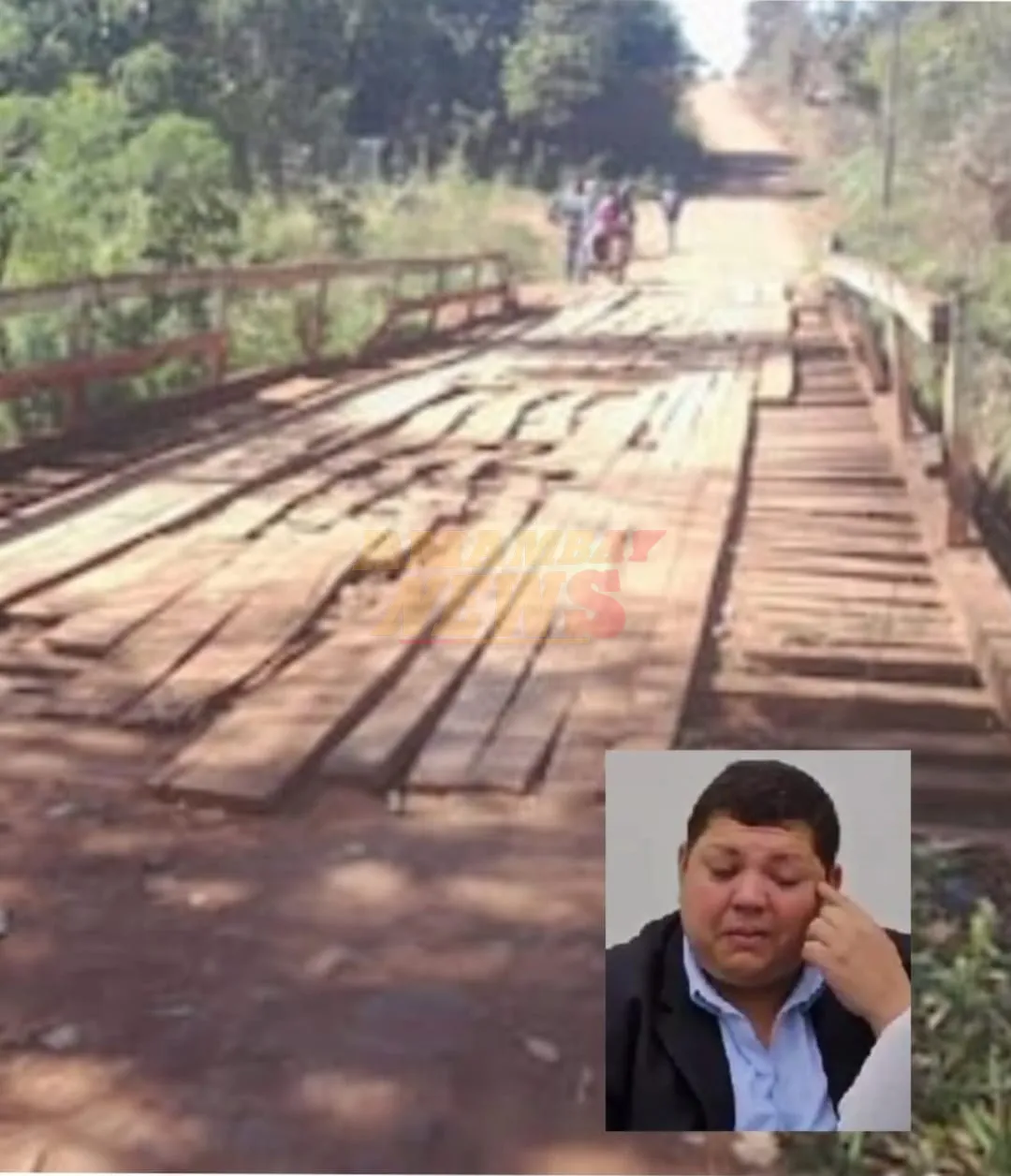 VIDEO: Juancho Acosta desconoce construcción de puente y aísla a pobladores del asentamiento San Rafael