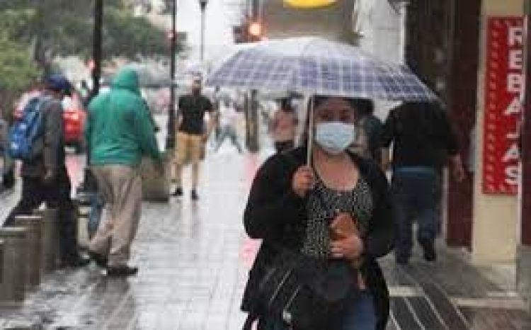 Sábado con lluvias continuas y descenso de temperaturas