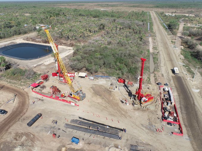 Avanzan obras del Puente de la Bioceánica con trabajos de la primera etapa