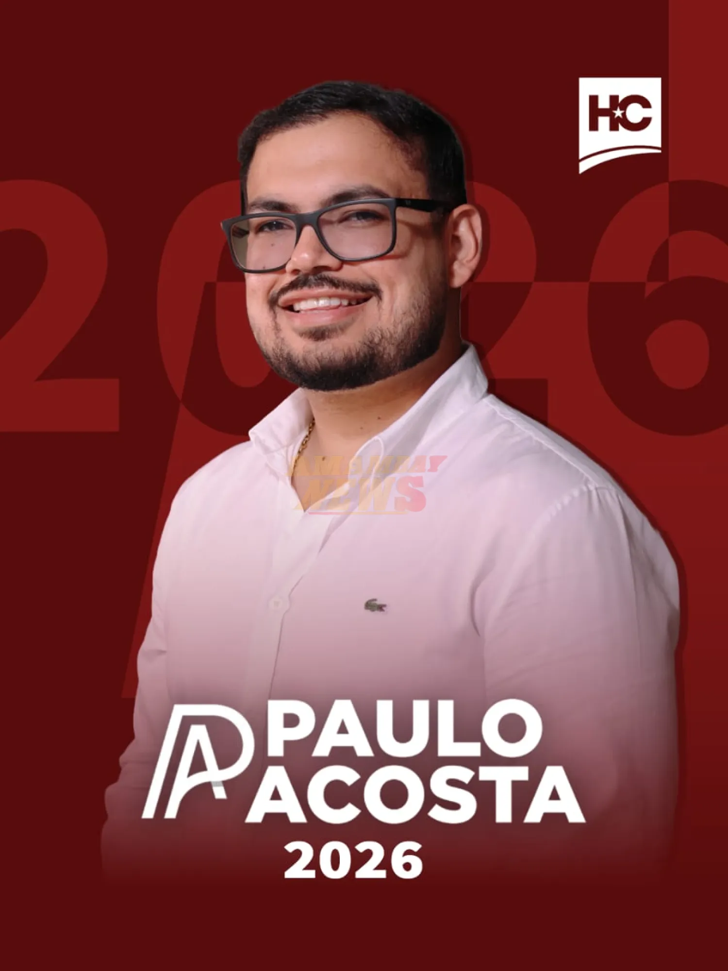 Paulo Acosta: Que el amor, la paz y la armonía reinen en nuestro hogar este nuevo año. ¡Feliz 2026!