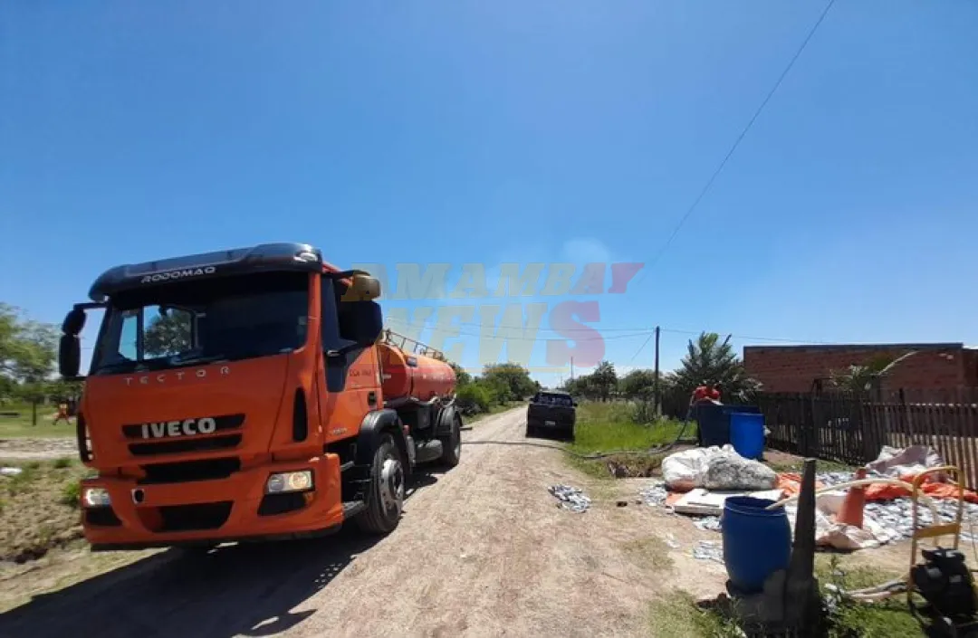 Distribuyen casi 40.000 litros de agua en comunidades del Bajo Chaco