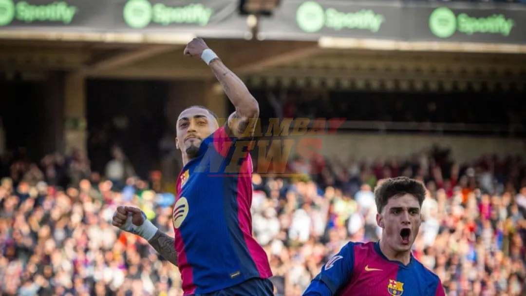 Raphinha culmina una remontada de campeonato ante un gran Celta