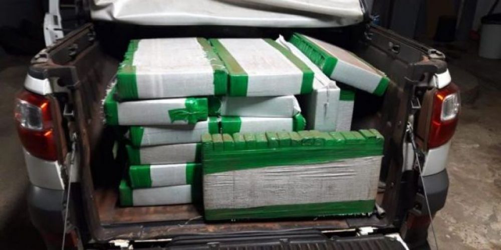Cuatro paraguayos presos con 667 kilos de marihuana en Ponta Porã