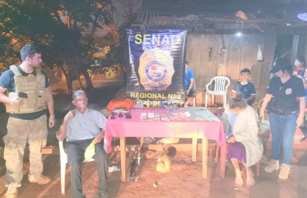 Detienen a pareja de septuagenarios con crac en Hernandarias