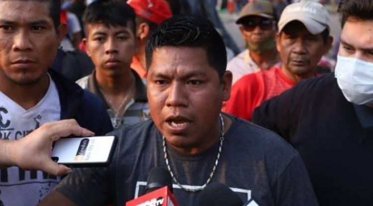 Líder indígena detenido posee frondosos antecedentes y tenía orden de captura