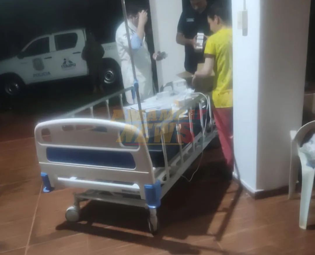 Suboficial herido por el EPP recibe cama nueva, donación anónima