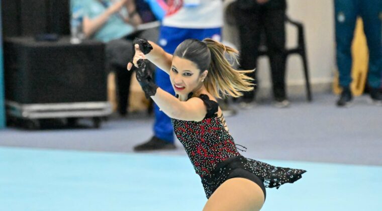 ASU 2022: ¡Erika Alarcón brilla y conquista el oro en patinaje artístico!