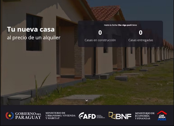 Programa Che Róga Porã: MUVH retiene información y Santi amplía fondos con dinero taiwanés