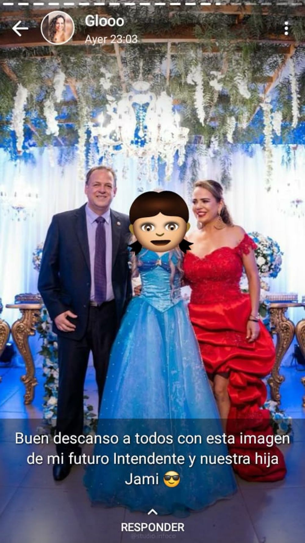 Gloria Escobar, ya hace campaña para intendente a favor de su exmarido Pedro González