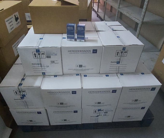 IPS exporta plasma fresco congelado excedente y recibe medicamentos de alto costo