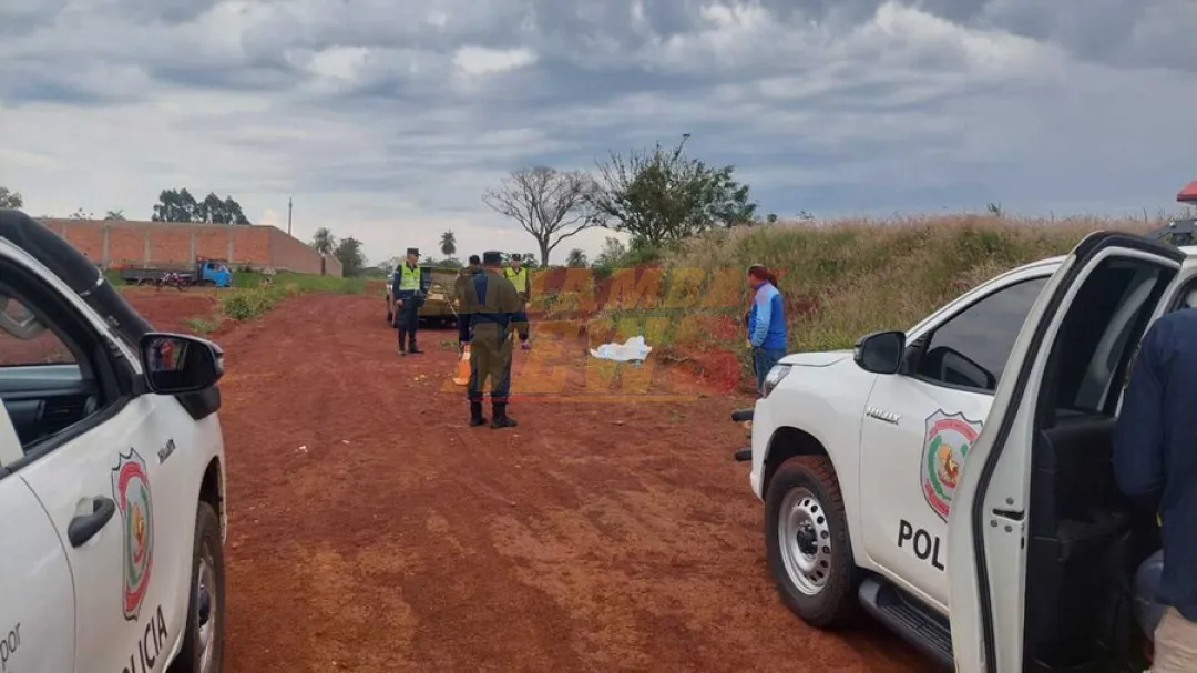Hernandarias: Encuentran cuerpo con heridas de arma blanca en un camino de tierra