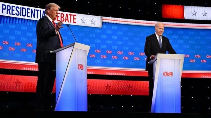 La mayoría de los votantes en EEUU cree que Trump ganó el debate, según CNN