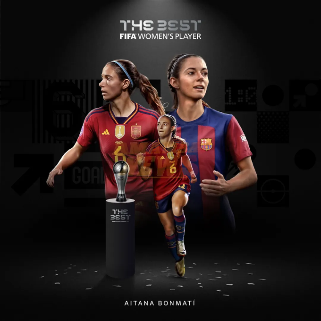 Aitana Bonmatí y Vinicius ganan premio The Best de la FIFA