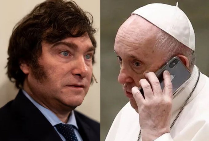 El papa Francisco llamó a Milei para felicitarlo por su triunfo en el balotaje contra Massa