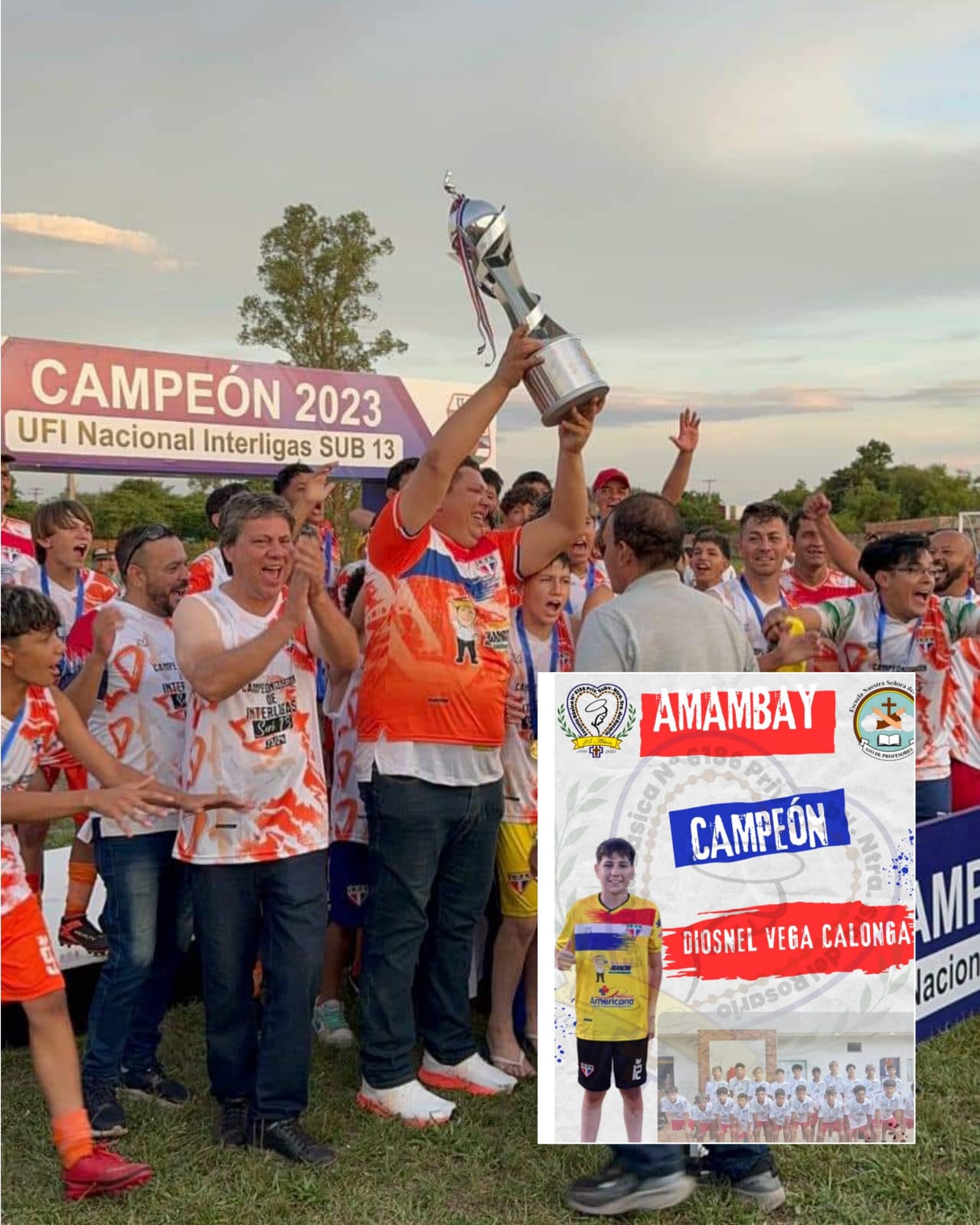 Gobernador se adjudica título de campeón de la selección Sub-13 de Amambay