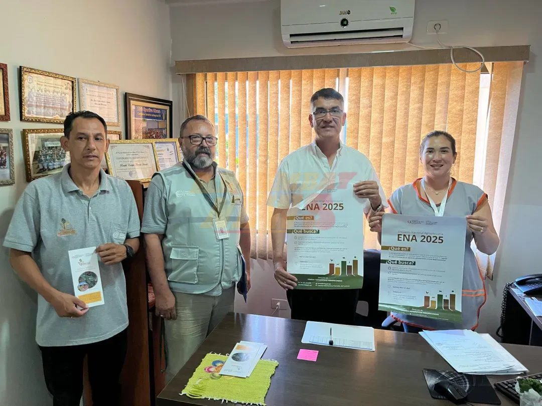 Comitiva del MAG visito al Intendente con miras al Censo Agropecuario