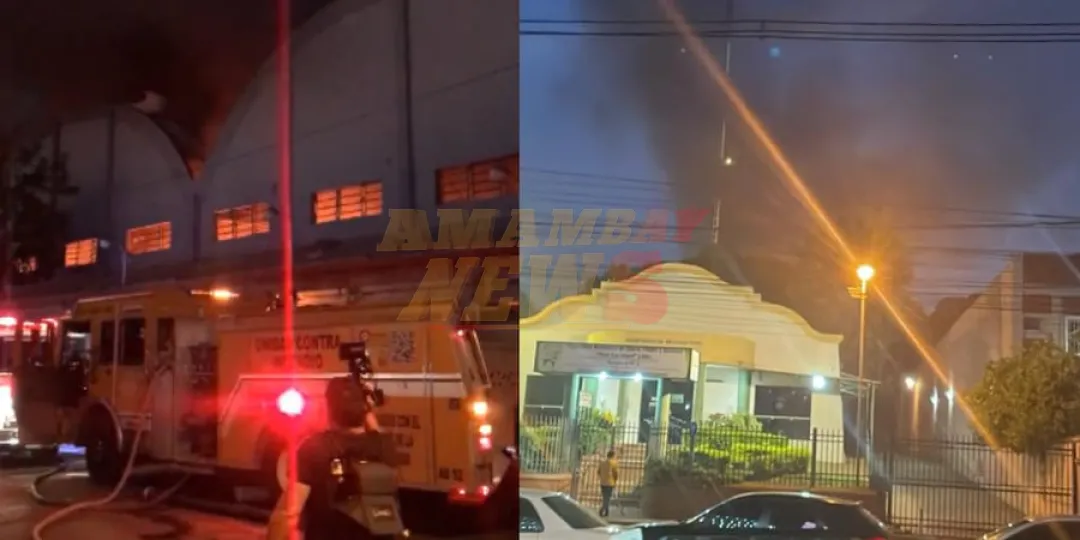 Incendio de gran magnitud en depósito de transportadora