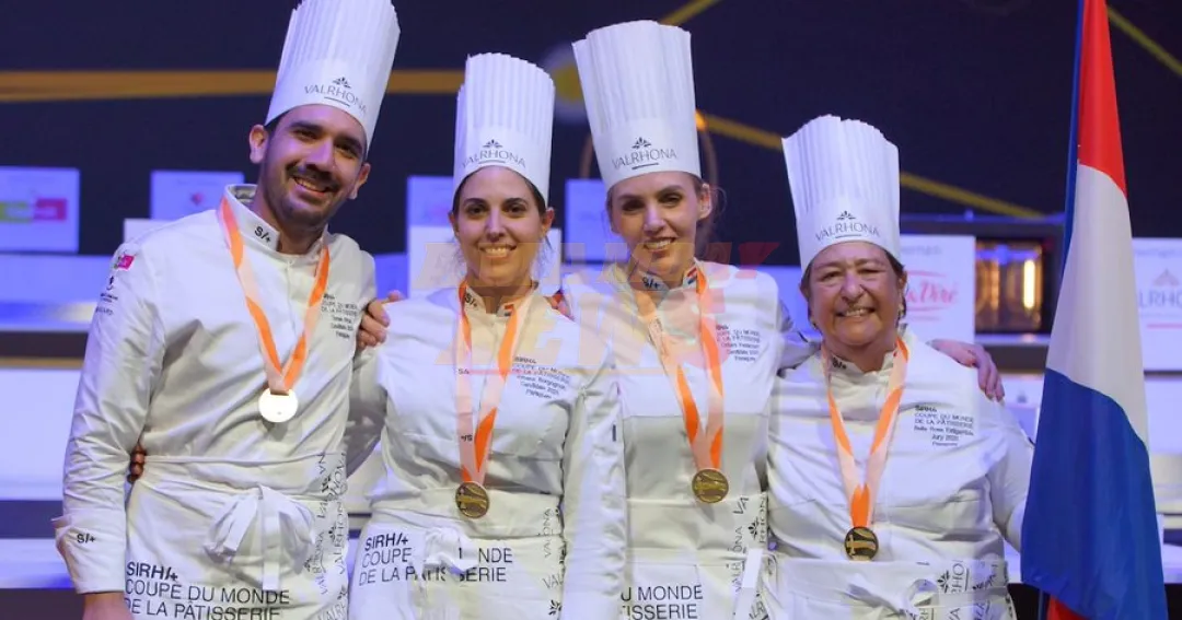 Paraguay brilla en la élite mundial de pastelería