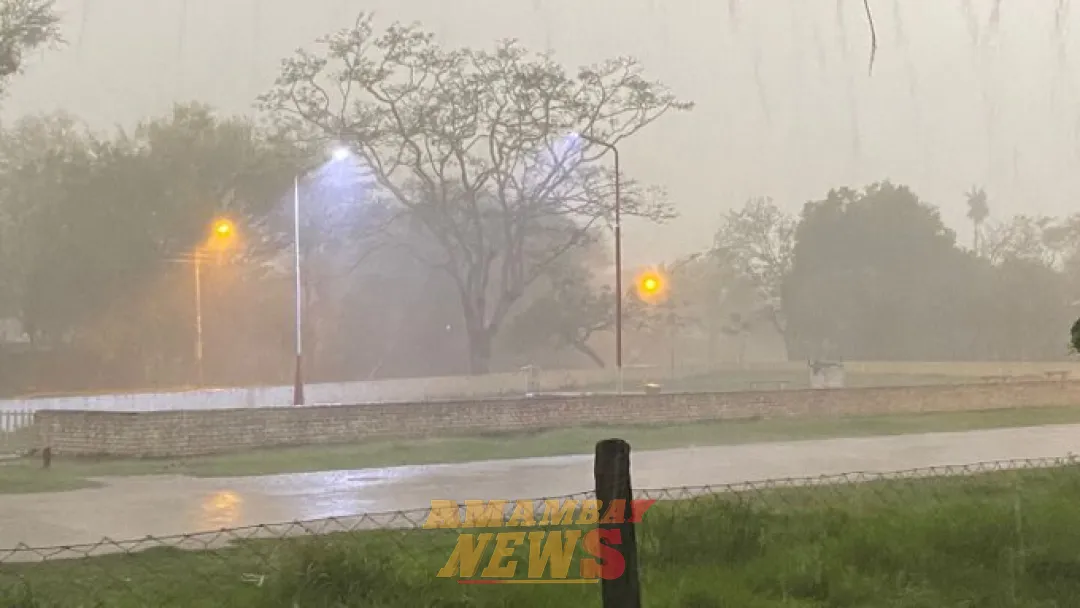 Lluvias traen alivio a poblaciones de Concepción y Puerto Casado