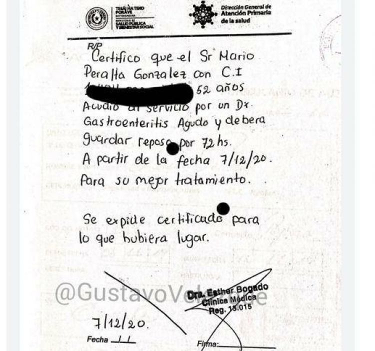 Denuncian a funcionario de Yacyretá por falsificar reposos