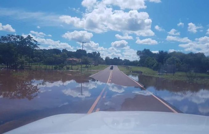 Clausuran ruta Loreto-Paso Barreto por desborde del Aquidabán