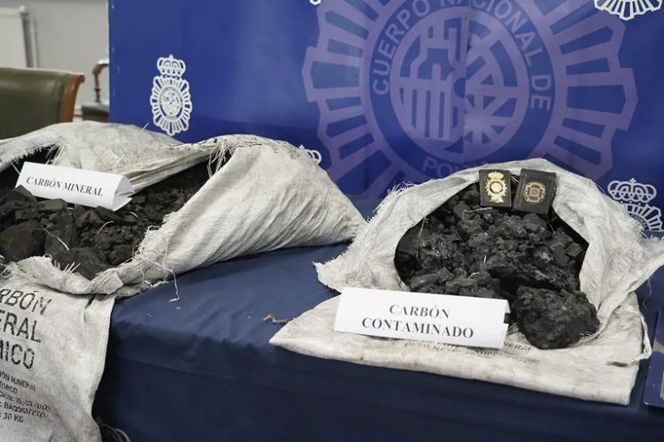 862 kilos de cocaína negra y sin olor, el sofisticado hallazgo de la policía española