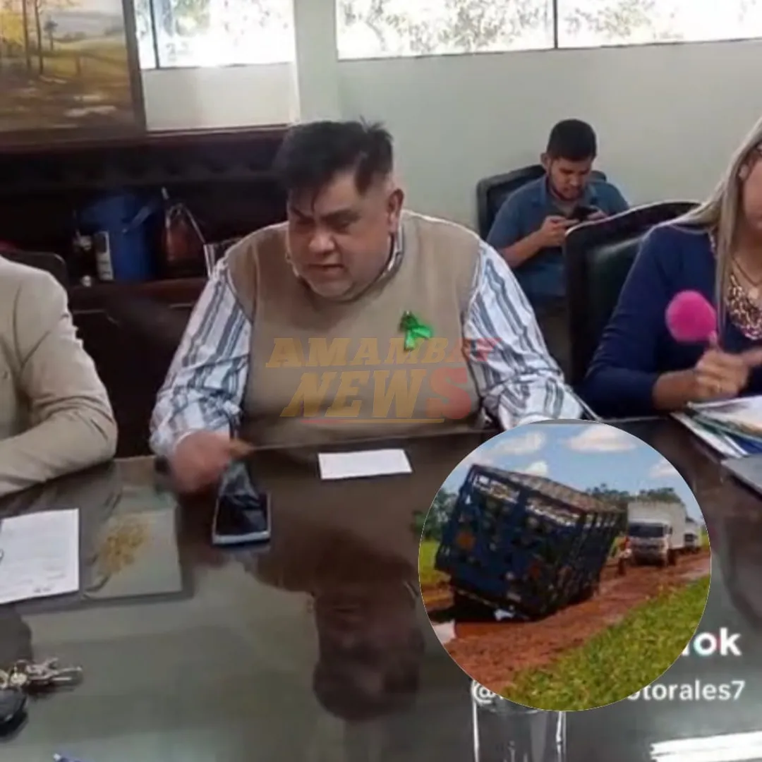 VIDEO: «En el departamento de Amambay el MOPC está de balde» dijo el concejal Mauro Quevedo