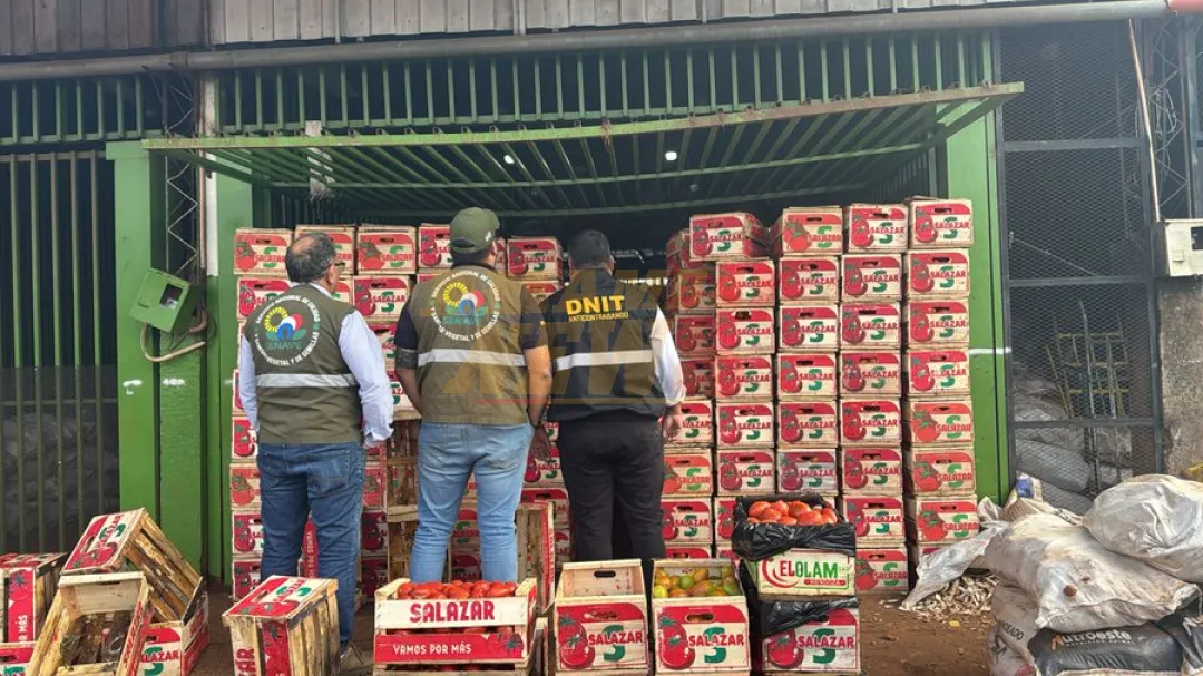 Incautan productos frutihortícolas sin documentación en el Abasto