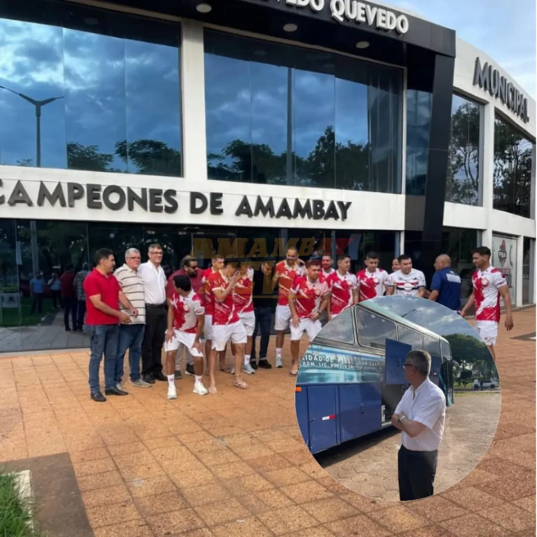 Intendente única autoridad en despedida de la Selección de Amambay rumbo al Nacional de Futsal