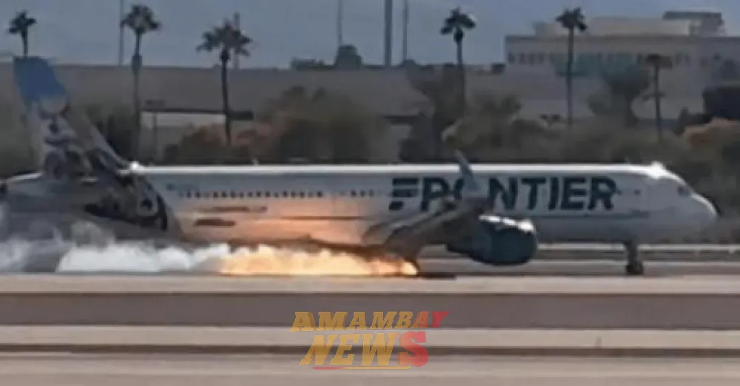 Estados Unidos: avión se incendia durante aterrizaje de emergencia en Las Vegas