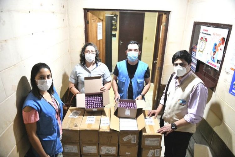 Itaipu entregó 28.500 hisopos para pruebas covid-19 en el Alto Paraná