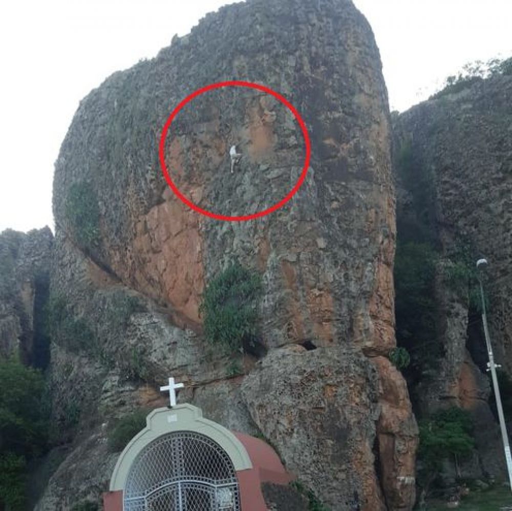 Joven extranjero cae del cerro Kavaju de Tobatí